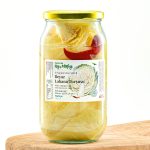 Elma Sirkeli Beyaz Lahana Turşusu 1000g (Süzme Ağırlık 480g) Tatlı