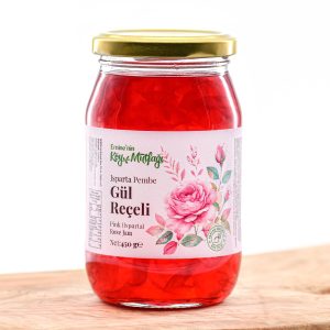 (Isparta) Pembe Gül Reçeli 450g - Kokulu Isparta Gülü Reçeli