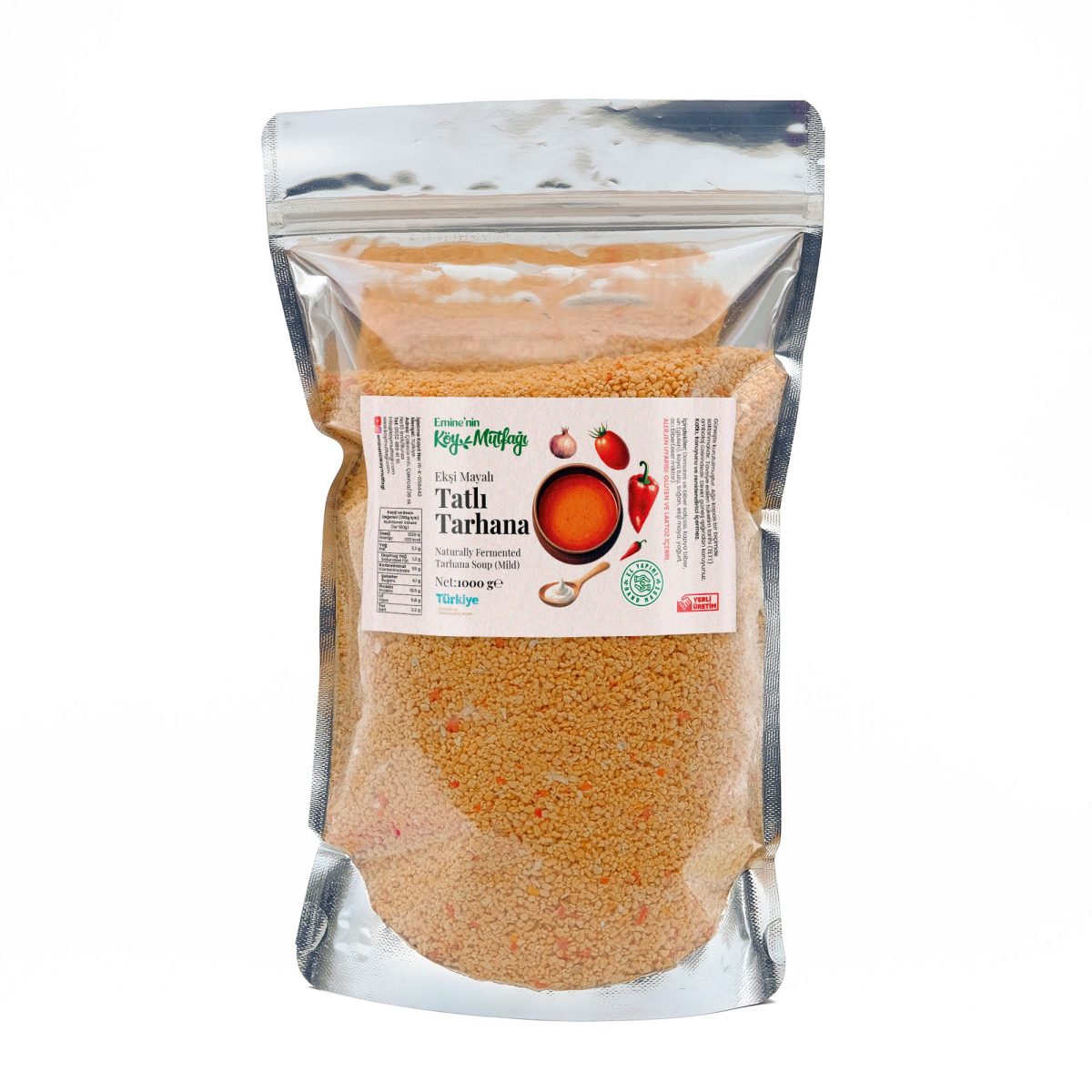 Ekşi Mayalı Acısız Tarhana 1000g (1Kilo) - Görsel 3