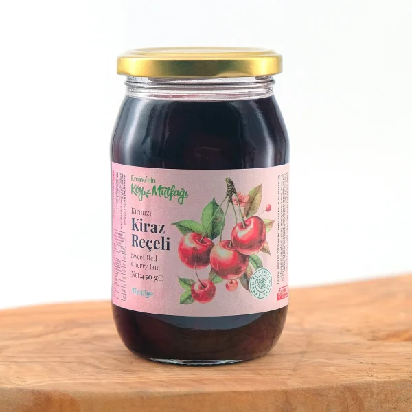 Kiraz Reçeli 450g - Odun Ateşinde Kiraz Reçeli