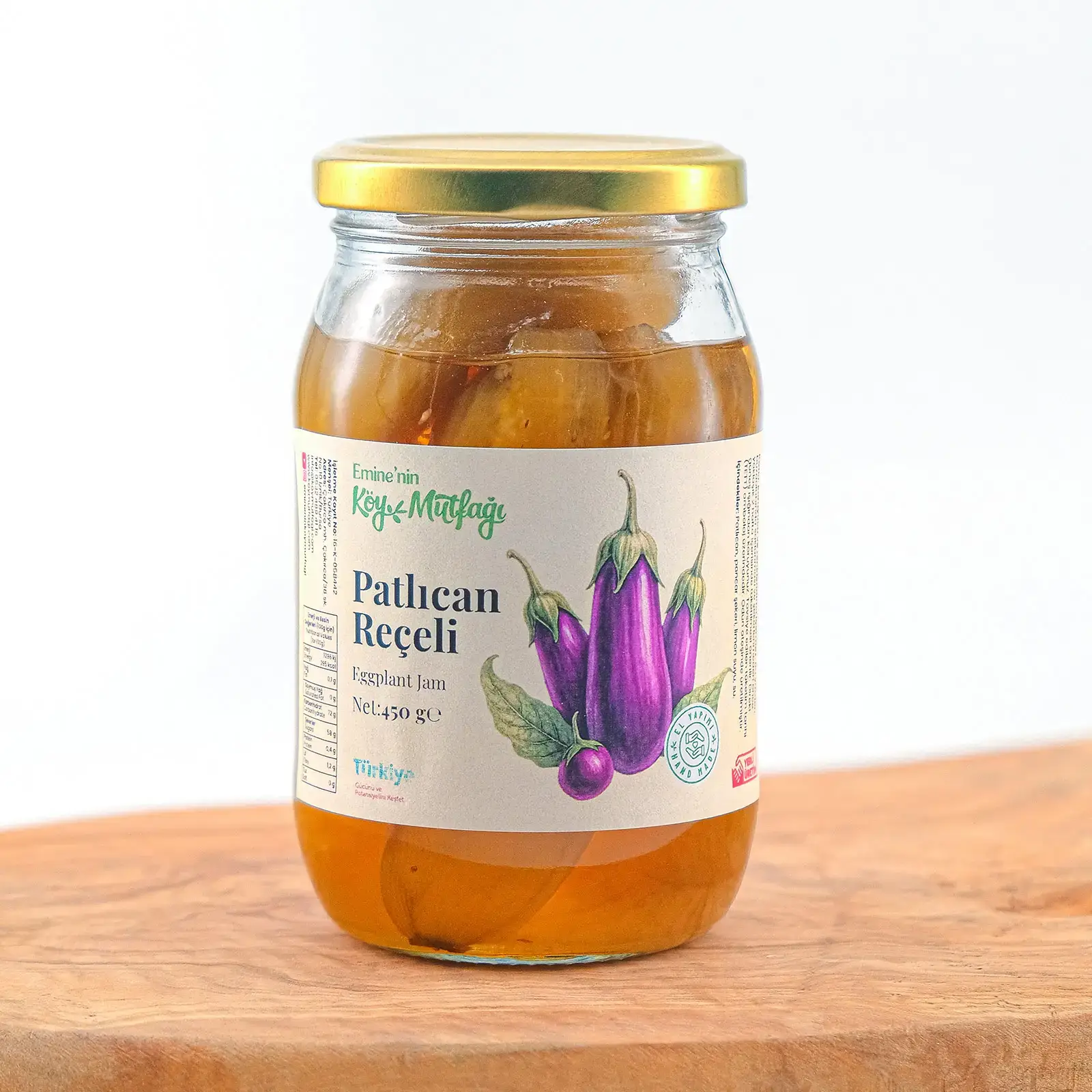organik_patlican-receli-odun-atesinde-patlican-recel-koy-receli.webp Patlıcan Reçeli 450g - Odun Ateşinde Patlıcan Reçeli - Görsel 1