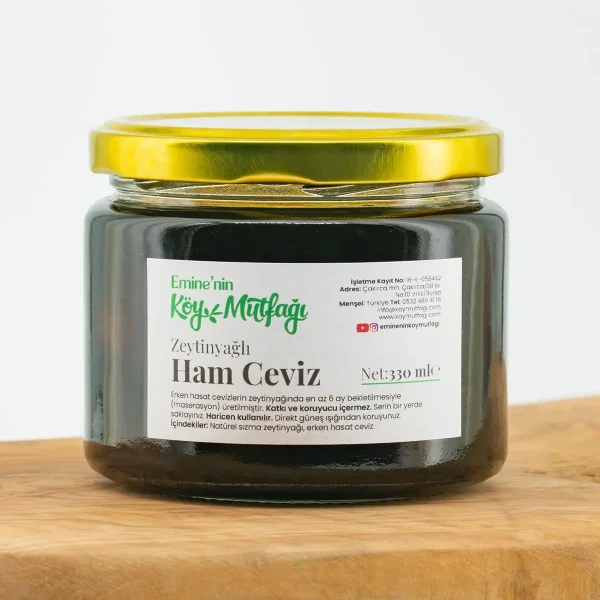 Zeytinyağlı Ham Ceviz (Maserasyon) 330ml
